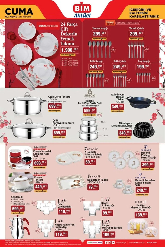 BİM Marketlerin İndirim Yağmuru Başladı! BİM'in 30 Nisan Salı ve 2 Mayıs Cuma Kataloğunda Yok Yok resim: 11