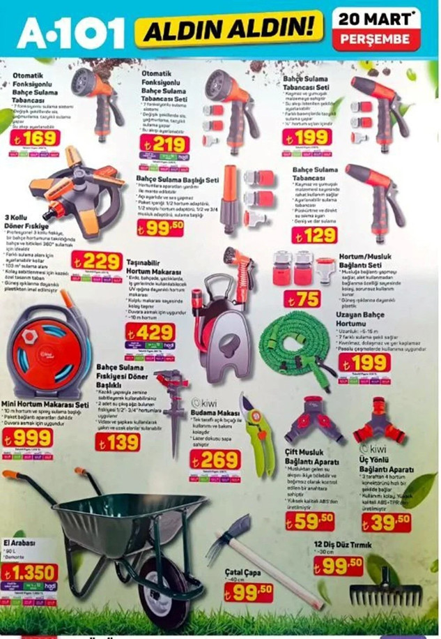 A101 Aldın Aldın Aktüel Kataloğunu Yayımladı: İşte, A101'in 20 Mart Perşembe Aktüel Ürün Kataloğu resim: 7
