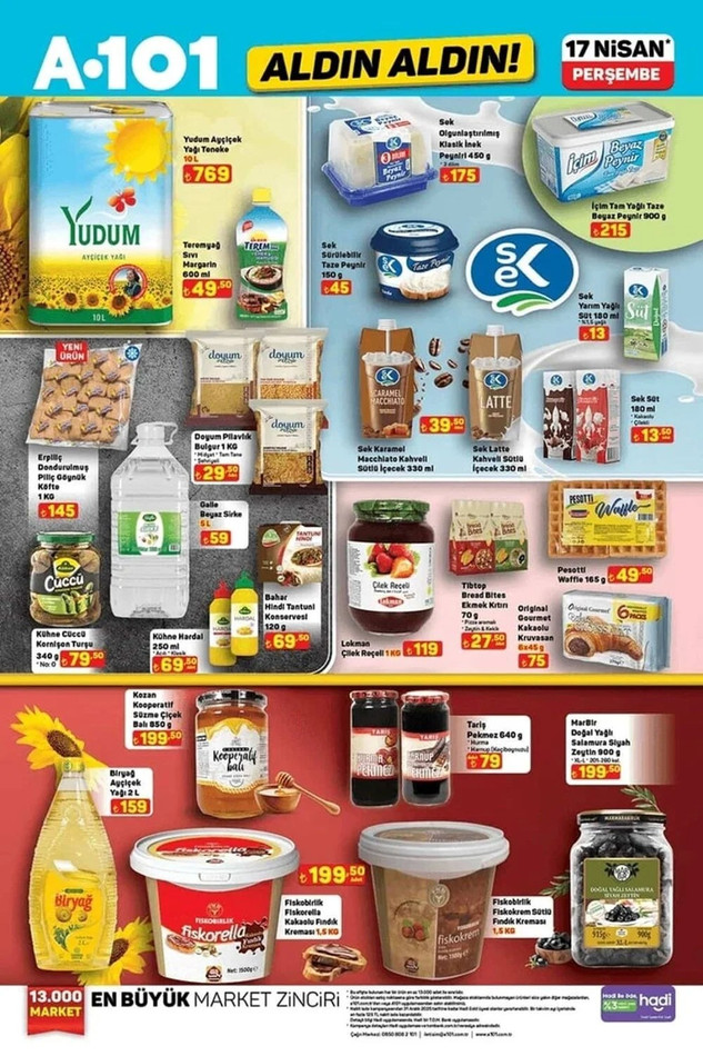 A101 Aldın Aldın İndirim Kataloğunu Yayınladı! İşte 17 Nisan 2025 Perşembe A101 Fırsat Kataloğu resim: 0