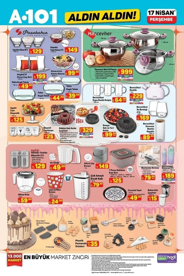 A101 Aldın Aldın İndirim Kataloğunu Yayınladı! İşte 17 Nisan 2025 Perşembe A101 Fırsat Kataloğu resim: 1