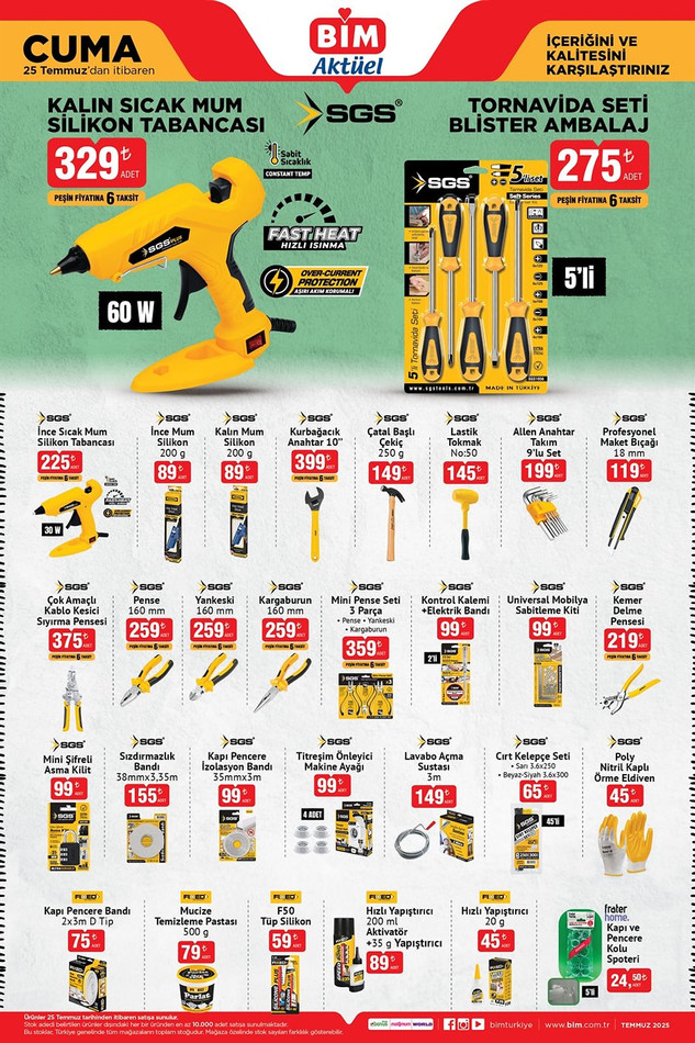 BİM 25 Temmuz Kataloğu: BİM’e Cuma Günü Valiz Seti, Akıllı TV ve Elektrikli Bisiklet Geliyor… resim: 2