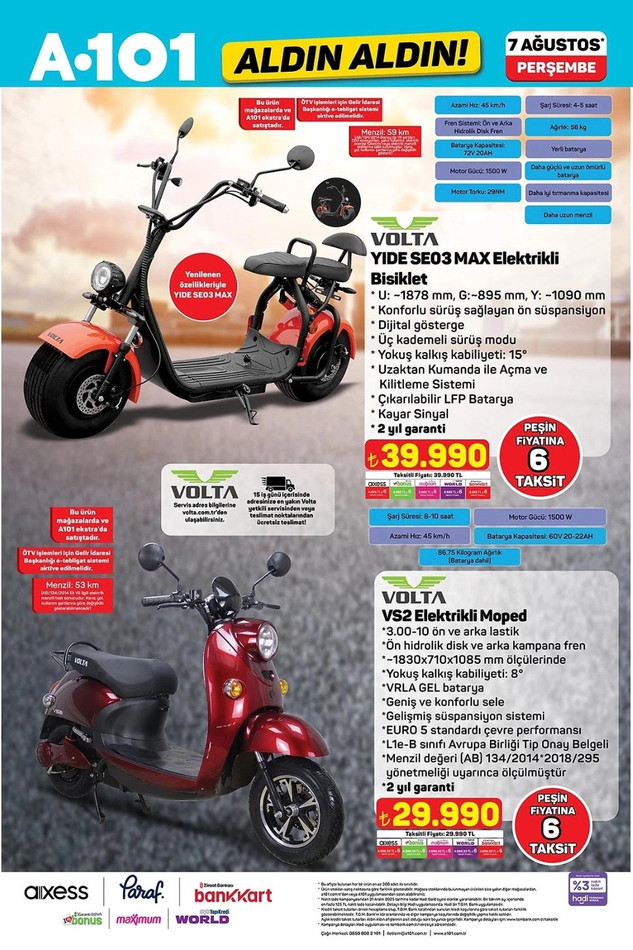 A101 Aldın Aldın 7 Ağustos Perşembe Kataloğunu Yayımladı: A101'de Bu Hafta Yine Yok Yok! resim: 5