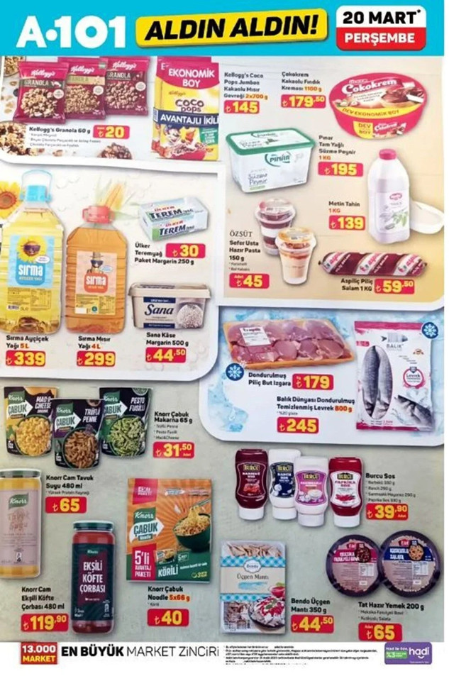 A101 Aldın Aldın Aktüel Kataloğunu Yayımladı: İşte, A101'in 20 Mart Perşembe Aktüel Ürün Kataloğu resim: 2