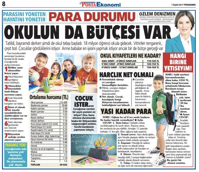 Okulun da bütçesi var resim: 2