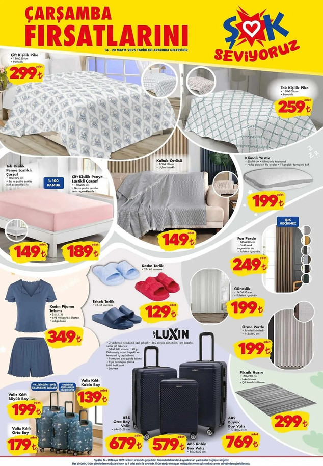 ŞOK 14-20 Mayıs 2025 Aktüel Ürün Kataloğunu Yayımladı! ŞOK'tan Ne Alırsan 50 TL Fırsatı! resim: 0