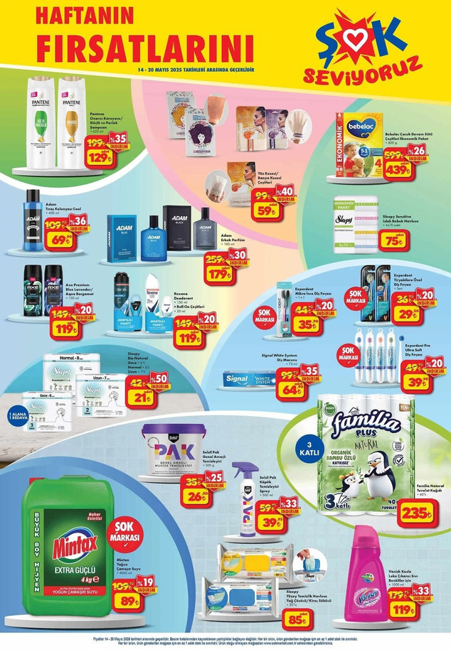 ŞOK 14-20 Mayıs 2025 Aktüel Ürün Kataloğunu Yayımladı! ŞOK'tan Ne Alırsan 50 TL Fırsatı! resim: 2
