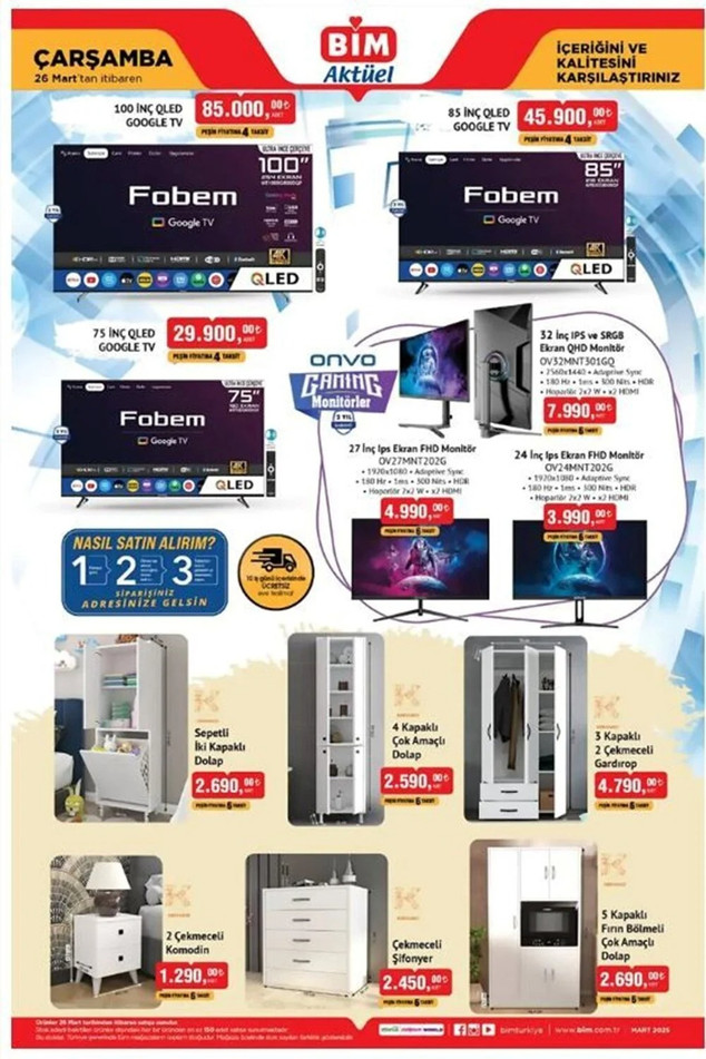 BİM 25 Mart 2025 Salı Aktüel Kataloğunu Yayımladı: Bu Hafta BİM’de Yine Yok Yok resim: 3