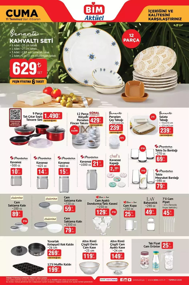 BİM 1 Temmuz Cuma Kataloğunu Yayımlandı: Ev Eşyalarından, Ankastre Sete Kadar Dopdolu Fırsatlar! resim: 6