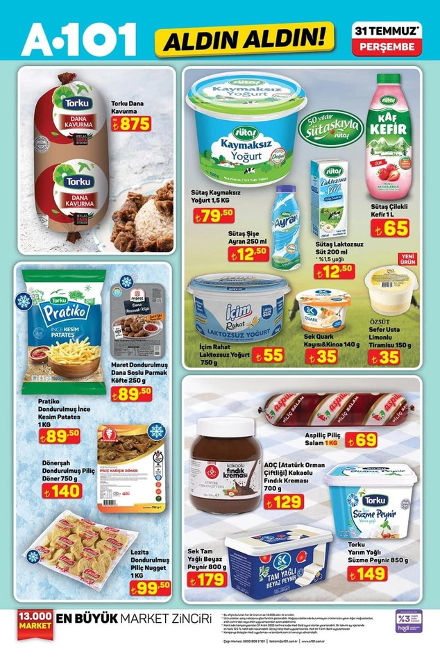 A101 Aldın Aldın İndirim Kataloğunu Yayımladı: A101 31 Temmuz Kataloğunda Büyük Sürprizler Var! resim: 2