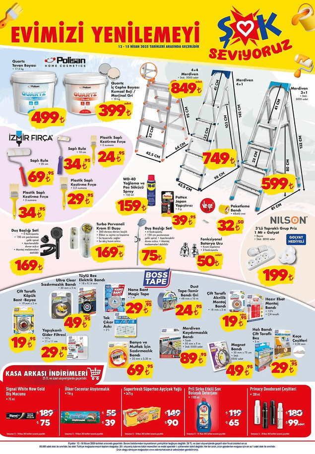 ŞOK 12 Nisan Cumartesi Aktüel Ürünler Kataloğu Yayınlandı! İşte İndirimli Ürünler ve Fiyatları resim: 0