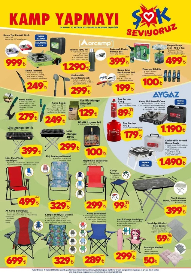 ŞOK 28 Mayıs – 10 Haziran 2025 İndirim Kataloğunu Yayımladı! ŞOK Aktüel Kataloğunda Yine Yok Yok resim: 2