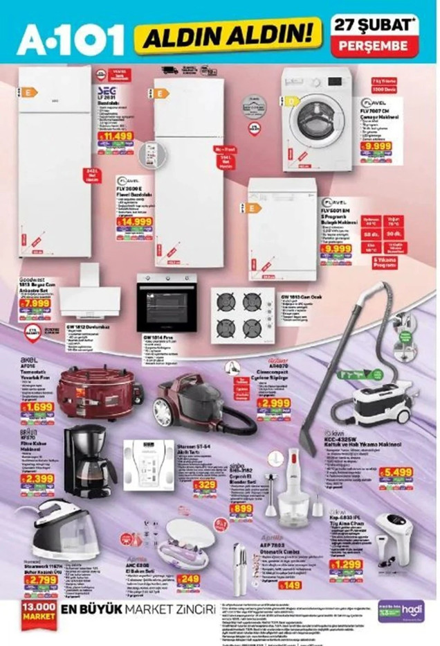 A101 Perşembe Aldın Aldın Aktüel Kataloğu Yayınladı! İşte 27 Şubat 2025 A101 Fırsat Kataloğu... resim: 1