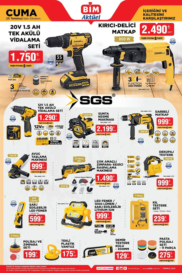 BİM 25 Temmuz Kataloğu: BİM’e Cuma Günü Valiz Seti, Akıllı TV ve Elektrikli Bisiklet Geliyor… resim: 4