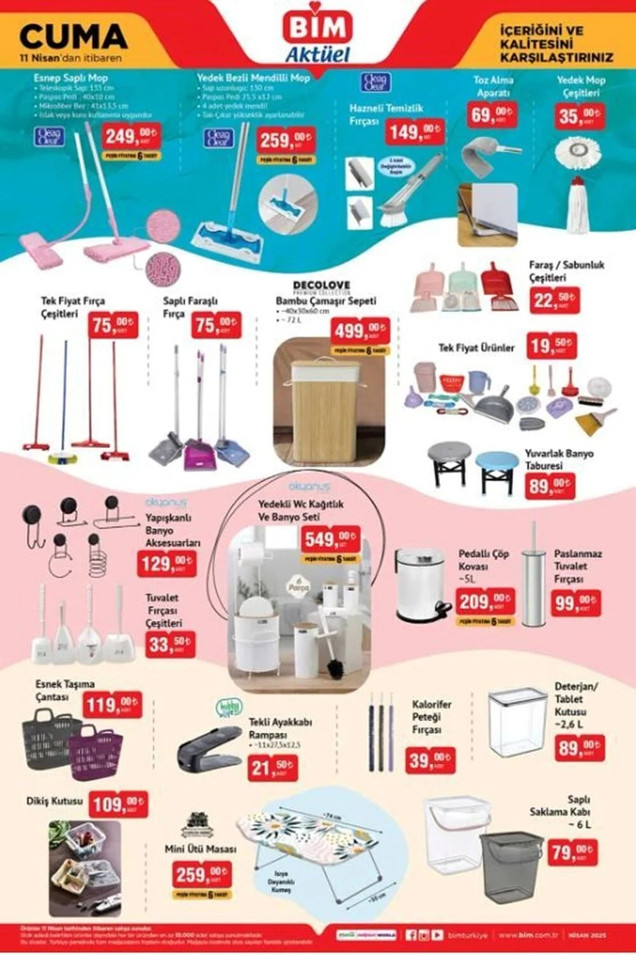 BİM Aktüel'de 8-11 Nisan Fırsatları: BİM’e Yataklı Koltuk, Mutfak Robotu, Buharlı Ütü… Geliyor! resim: 8