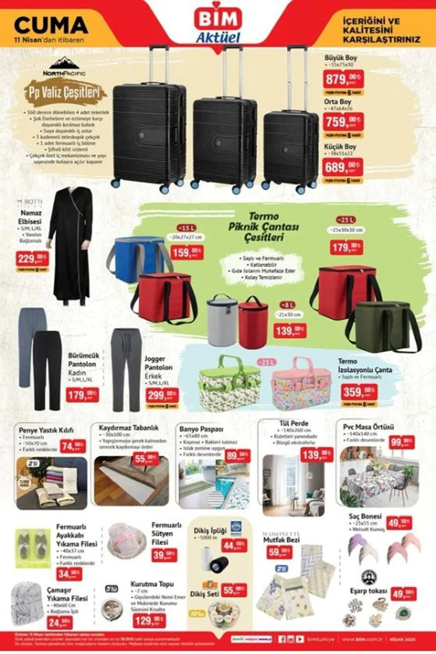 BİM Aktüel'de 8-11 Nisan Fırsatları: BİM’e Yataklı Koltuk, Mutfak Robotu, Buharlı Ütü… Geliyor! resim: 7