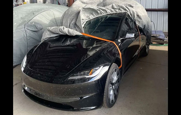 Yenilenen Tesla Model 3'ten ilk görüntü geldi! resim: 0