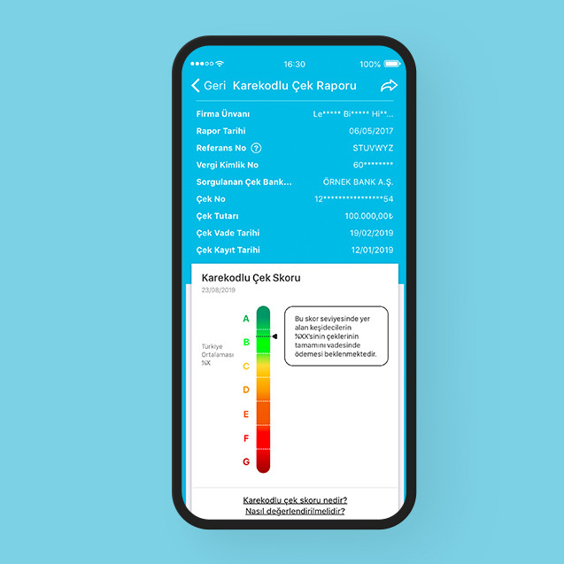 Karekodlu Çek Skoru Okuma Kılavuzu resim: 0