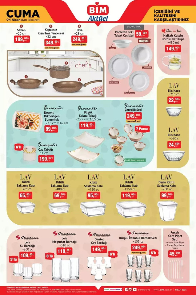 BİM 1 Nisan Salı 4 Nisan Cuma Aktüel Kataloğunu Yayımladı: Bu Hafta BİM’de Yine Yok Yok resim: 5