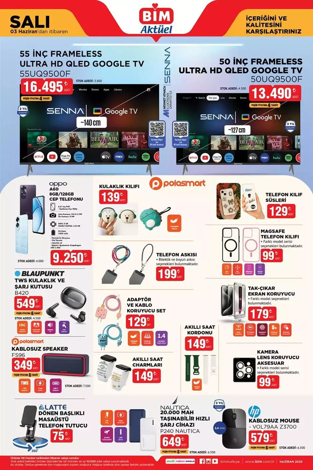 BİM Yeni İndirim Kataloğunu Yayımladı: İşte 3 Haziran 2025 Salı BİM İndirim Kataloğu... resim: 1