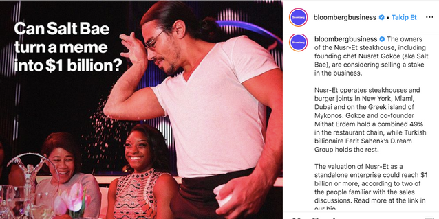 Bloomberg Business'a Göre Nusret, İlk Türk Unicorn Olabilir resim: 0