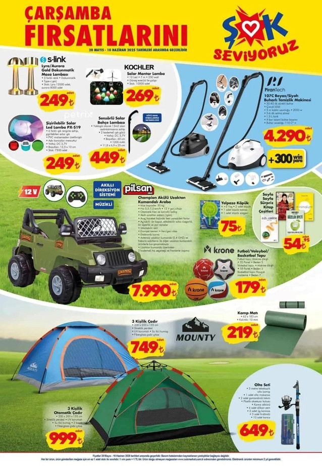 ŞOK 28 Mayıs – 10 Haziran 2025 İndirim Kataloğunu Yayımladı! ŞOK Aktüel Kataloğunda Yine Yok Yok resim: 0