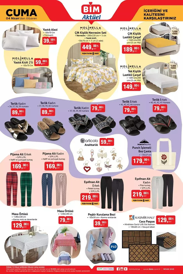 BİM 1 Nisan Salı 4 Nisan Cuma Aktüel Kataloğunu Yayımladı: Bu Hafta BİM’de Yine Yok Yok resim: 6