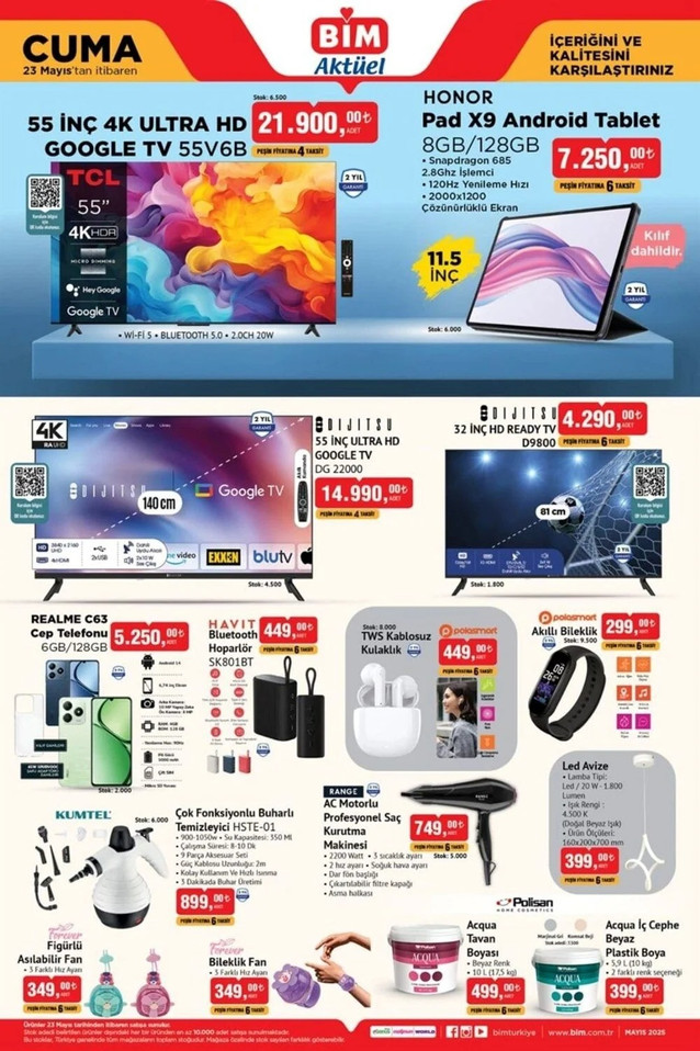 BİM Marketlerin İndirim Yağmuru: BİM 20 Mayıs Salı ila 23 Mayıs Cuma Kataloğunda Yok Yok! resim: 5