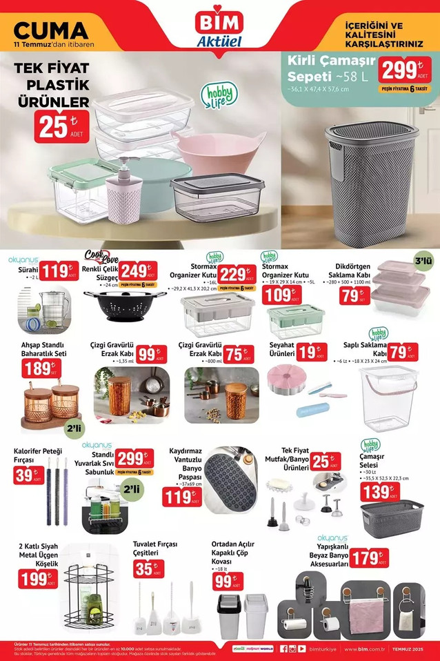 BİM 1 Temmuz Cuma Kataloğunu Yayımlandı: Ev Eşyalarından, Ankastre Sete Kadar Dopdolu Fırsatlar! resim: 5