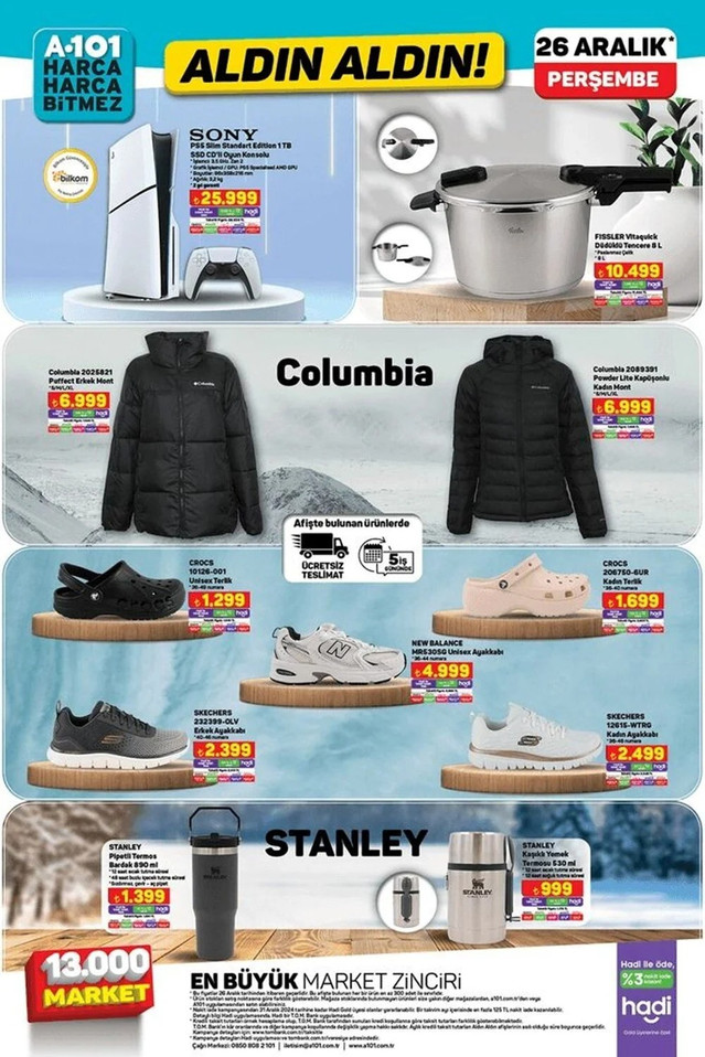 A101 Fırsat Kataloğunu Yayınladı! İşte A101 Haftanın Yıldızları 26 Aralık Perşembe Kataloğu… resim: 6