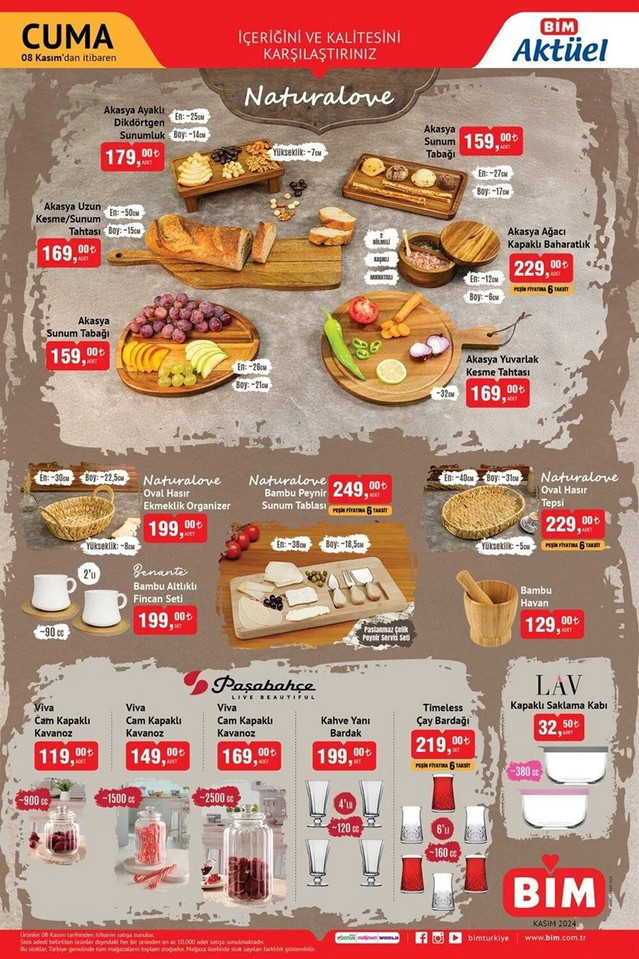 BİM 8 Kasım 2024 Cuma Aktüel İndirim Kataloğunu Yayınladı: Yine Birçok Üründe Yeni İndirimler! resim: 5
