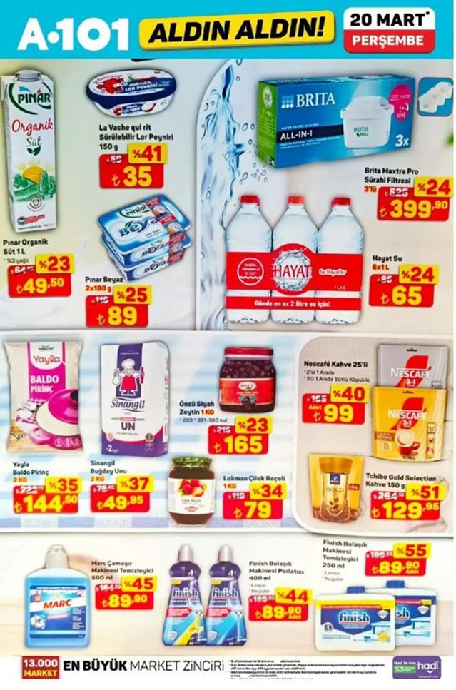 A101 Aldın Aldın Aktüel Kataloğunu Yayımladı: İşte, A101'in 20 Mart Perşembe Aktüel Ürün Kataloğu resim: 0