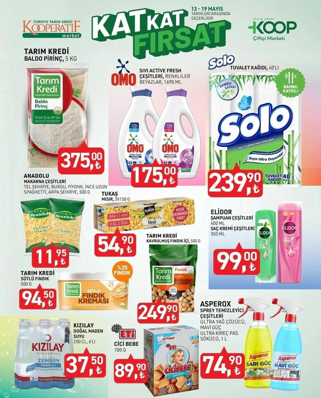 Tarım Kredi Market'inde 13-19 Mayıs İndirimleri Başladı! Mayıs Ayı Kataloğunda Yok Yok! resim: 1