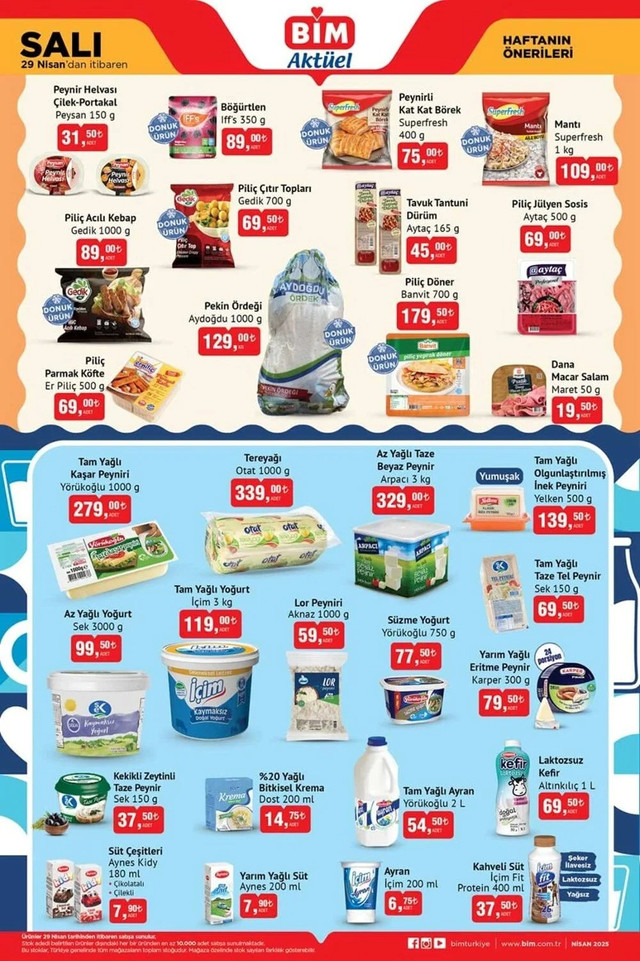 BİM Marketlerin İndirim Yağmuru Başladı! BİM'in 30 Nisan Salı ve 2 Mayıs Cuma Kataloğunda Yok Yok resim: 0