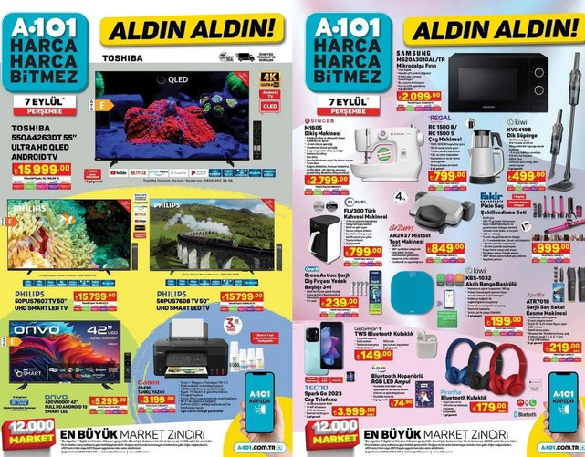 Haftaya A101'e Toshiba QLED Akıllı Televizyon ve Tecno Spark Go 2023 Geliyor!  resim: 0