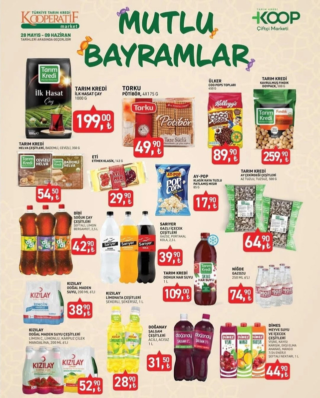 Türkiye Tarım Kredi Marketi 28 Mayıs - 09 Haziran 2025 İndirim Kataloğu Yayımlandı! resim: 2