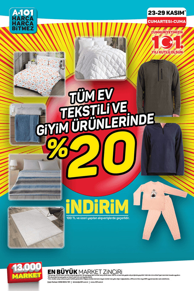 A101 Haftanın Yıldızları Kataloğunu Yayınladı! İşte 23-29 Kasım A101 Aktüel Kataloğu… resim: 6