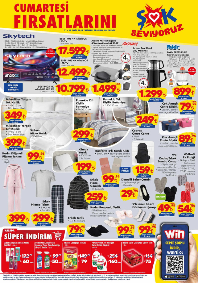 21 Eylül 2024 ŞOK Aktüel Ürünler Kataloğu Yayınlandı! Listede Yok Yok… resim: 0