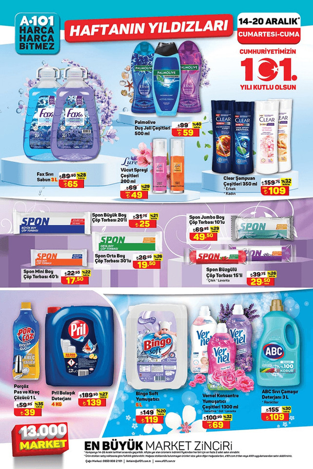 A101 Aldın Aldın 14-20 Aralık İndirim Kataloğunu Yayınladı! Bu Hafta da A101’de Yok Yok! resim: 1