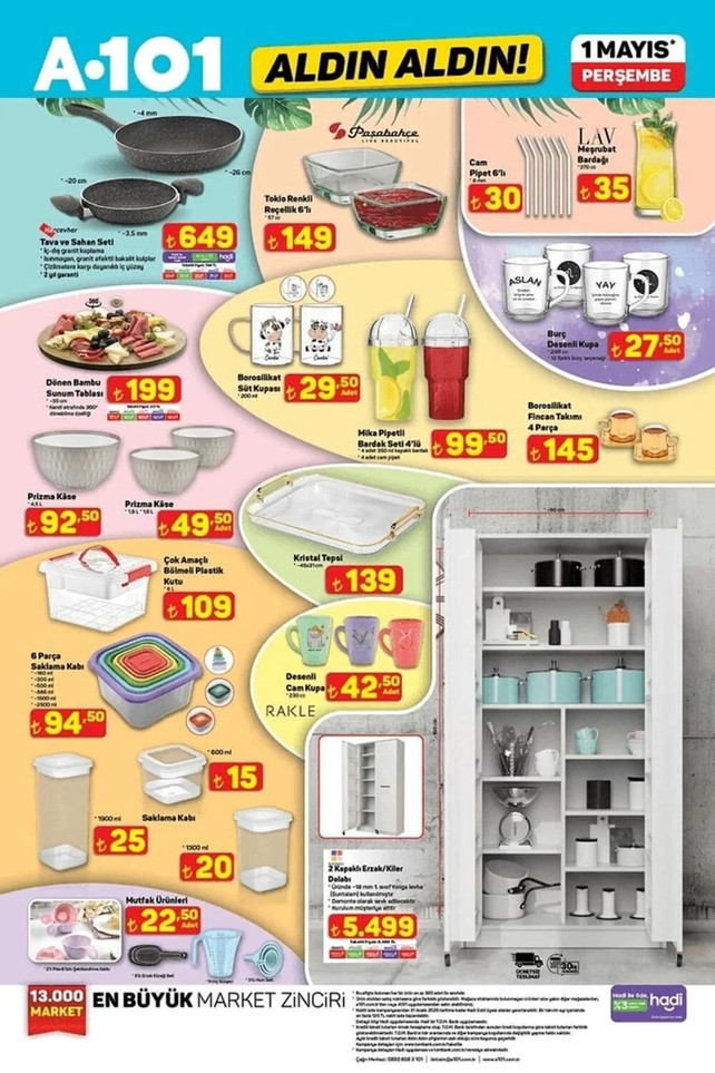 A101 1 Mayıs 2025 Perşembe Aktüel Kataloğunu Yayınladı! İşte 1 Mayıs 2025 A101 Aldın Aldın Kataloğu… resim: 5