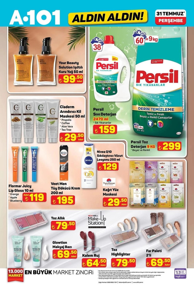 A101 Aldın Aldın İndirim Kataloğunu Yayımladı: A101 31 Temmuz Kataloğunda Büyük Sürprizler Var! resim: 1