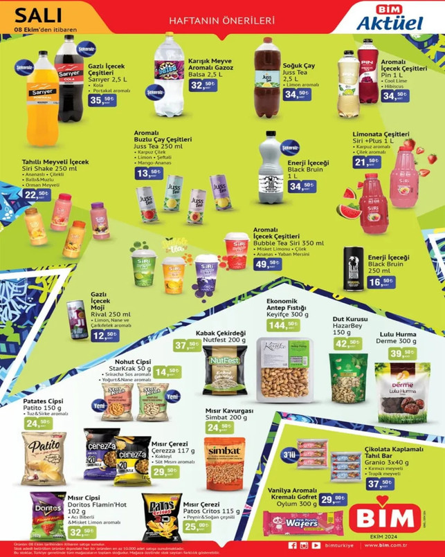 BİM 8 Ekim İndirim Kataloğunu Yayınladı! Mısırözü ve Ayçiçek Yağı Fiyatları Dikkatleri Çekti! resim: 0