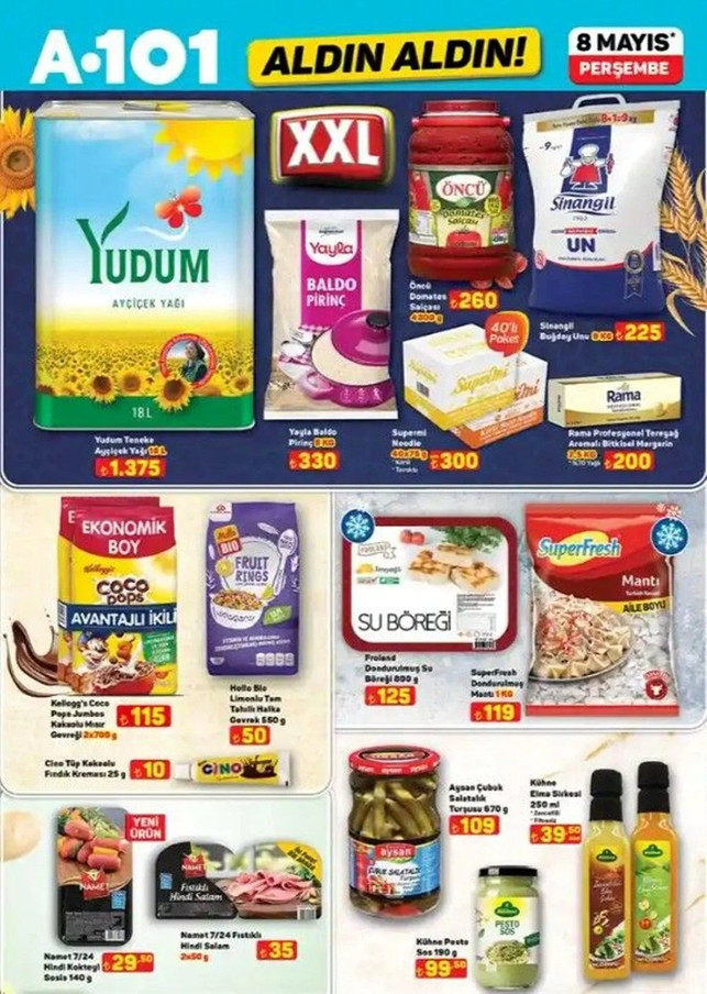 A101 Aldın Aldın 8 Mayıs İndirim Kataloğunu Yayınladı: A101'de Anneler Gününe Özel Hediye Şenliği! resim: 1
