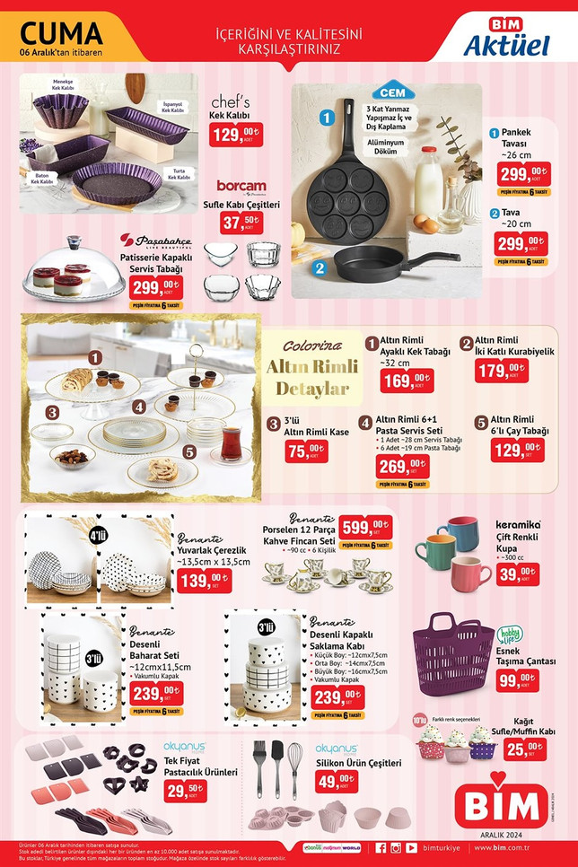 BİM 6 Aralık 2024 Cuma Aktüel İndirim Kataloğunu Yayınladı! Yine Birçok Üründe Yeni İndirimler! resim: 5