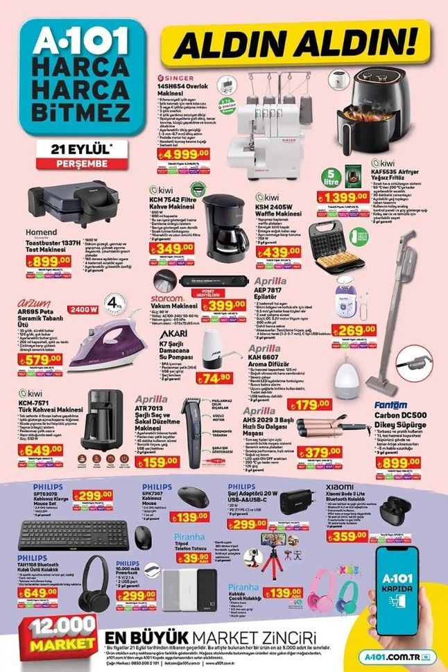 Ev Alışverişi Yapmayı Düşünenlere Fırsat: A101 22 Eylül Haftanın Yıldızları Kataloğu! resim: 4