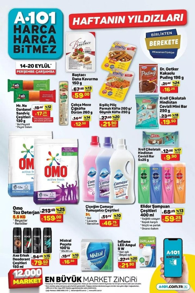 Ev Alışverişi Yapmayı Düşünenlere Fırsat: A101 22 Eylül Haftanın Yıldızları Kataloğu! resim: 2