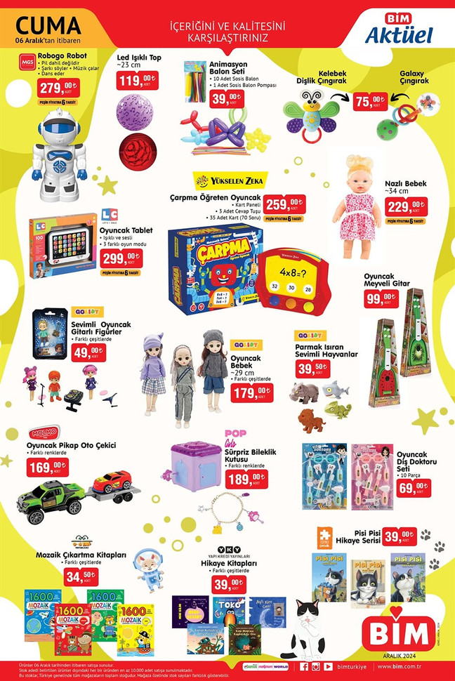 BİM 6 Aralık 2024 Cuma Aktüel İndirim Kataloğunu Yayınladı! Yine Birçok Üründe Yeni İndirimler! resim: 2