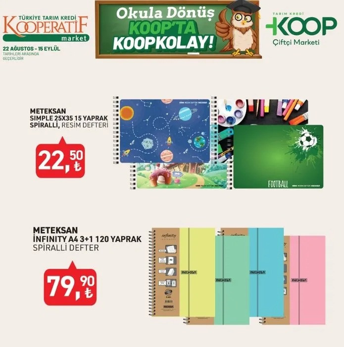 Türkiye Tarım Kredi Market'inde Kırtasiye Fırsatları Devam Ediyor: İşte İndirimli Kırtasiye Ürünleri resim: 2
