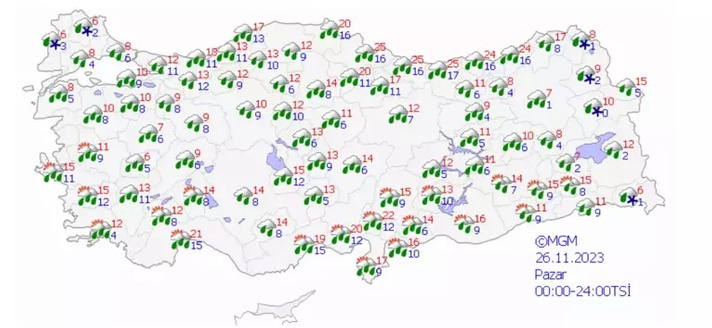 64 şehirde yağmur ve kar alarmı! İstanbul, İzmir, Ankara... resim: 0