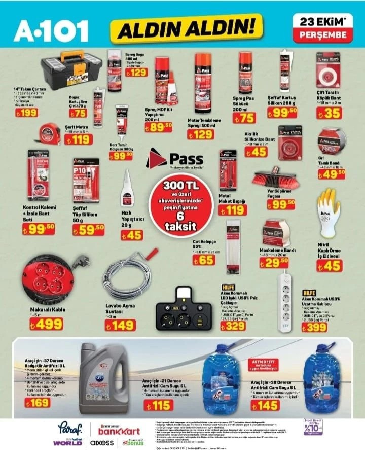 A101 Aldın Aldın 23 Ekim 2025 Perşembe Kataloğunu Yayımlandı: A101 Kataloğunda Yine Yok Yok... resim: 7