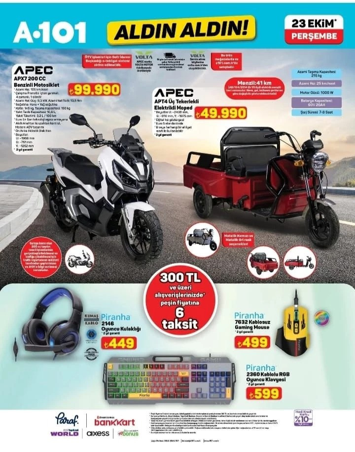 A101 Aldın Aldın 23 Ekim 2025 Perşembe Kataloğunu Yayımlandı: A101 Kataloğunda Yine Yok Yok... resim: 0